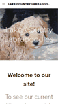 Mobile Screenshot of lakecountrylabradoodles.com